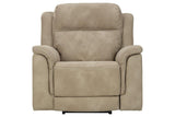 Next-Gen DuraPella Sand Performance Fabric Dual Power Recliner by Ashley at Eve Furniture