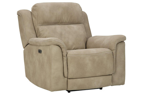 Next-Gen DuraPella Sand Performance Fabric Dual Power Recliner by Ashley at Eve Furniture