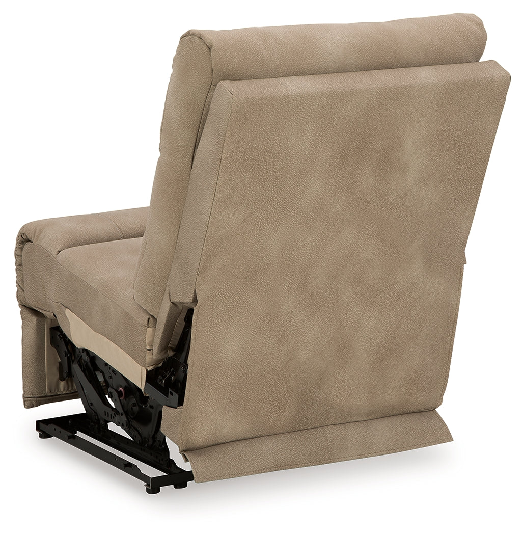 Next-Gen DuraPella Sand Power Armless Recliner by Ashley at Eve Furniture