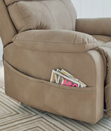 Next-Gen Durapella Sand Power Lift Recliner by Ashley at Eve Furniture