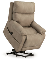Next-Gen Durapella Sand Power Lift Recliner by Ashley at Eve Furniture