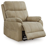 Next-Gen Durapella Sand Power Lift Recliner by ASHLEY FURNITURE at Eve Furniture