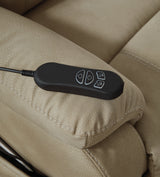 Next-Gen Durapella Sand Power Lift Recliner by ASHLEY FURNITURE at Eve Furniture