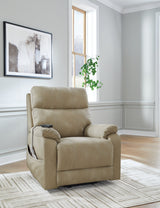 Next-Gen Durapella Sand Power Lift Recliner by ASHLEY FURNITURE at Eve Furniture