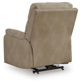 Next-Gen Durapella Sand Power Lift Recliner by ASHLEY FURNITURE at Eve Furniture