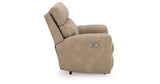 Next-Gen DuraPella Sand Power Recliner by Ashley at Eve Furniture