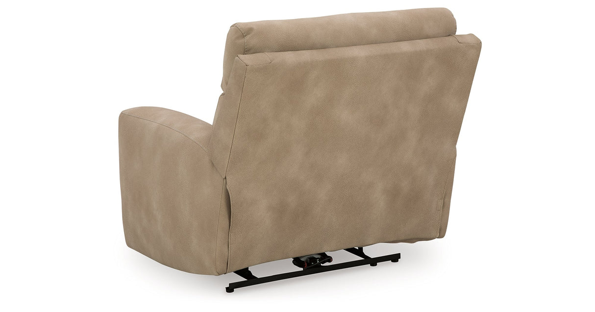 Next-Gen DuraPella Sand Power Recliner by Ashley at Eve Furniture