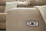 Next-Gen DuraPella Sand Power Recliner by Ashley at Eve Furniture