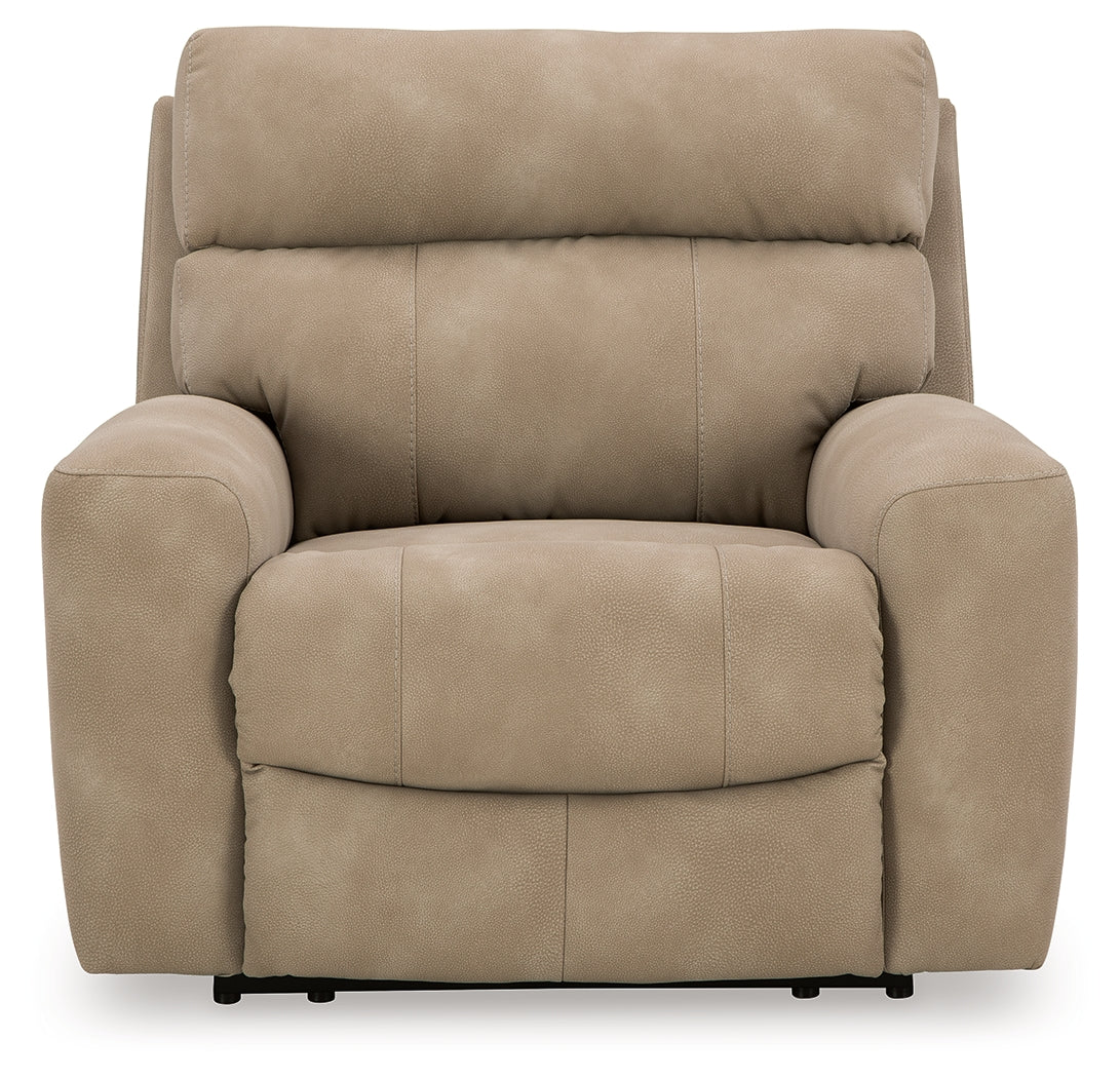 Next-Gen DuraPella Sand Power Recliner by Ashley at Eve Furniture