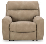 Next-Gen DuraPella Sand Power Recliner by Ashley at Eve Furniture
