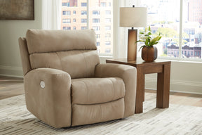 Next-Gen DuraPella Sand Power Recliner by Ashley at Eve Furniture