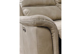 Next-Gen DuraPella Sand Power Reclining Loveseat with Console by Ashley at Eve Furniture