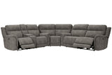 Next-Gen DuraPella Slate 3-Piece Power Reclining Sectional by Ashley at Eve Furniture