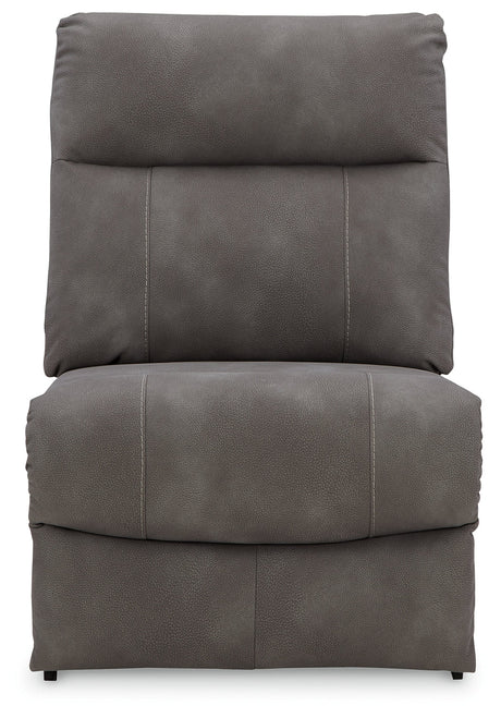 Next-Gen DuraPella Slate 5-Piece Power Reclining Sectional by Ashley at Eve Furniture