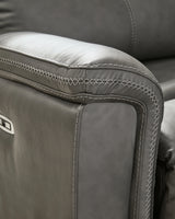 Next-Gen DuraPella Slate 5-Piece Power Reclining Sectional by Ashley at Eve Furniture