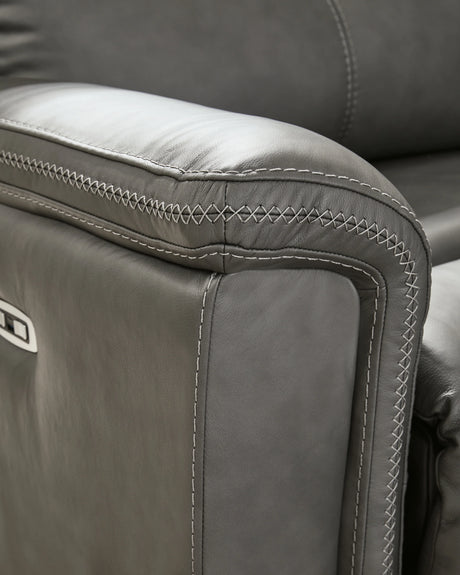 Next-Gen DuraPella Slate 5-Piece Power Reclining Sectional by Ashley at Eve Furniture