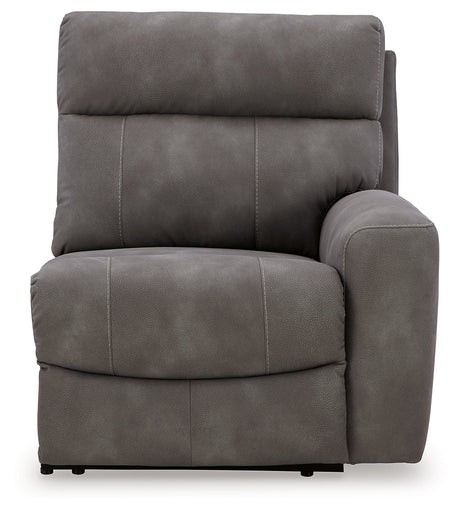 Next-Gen DuraPella Slate 5-Piece Power Reclining Sectional by Ashley at Eve Furniture