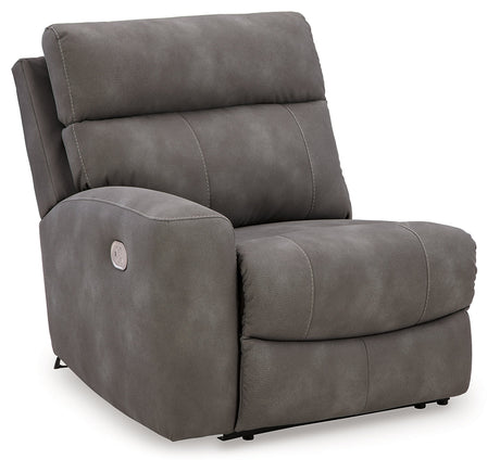 Next-Gen DuraPella Slate 5-Piece Power Reclining Sectional by Ashley at Eve Furniture