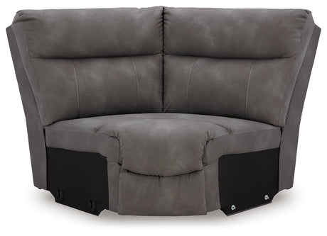 Next-Gen DuraPella Slate 5-Piece Power Reclining Sectional by Ashley at Eve Furniture