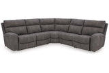 Next-Gen DuraPella Slate 5-Piece Power Reclining Sectional by Ashley at Eve Furniture