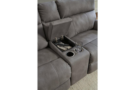 Next-Gen DuraPella Slate 6-Piece Power Reclining Sectional by Ashley at Eve Furniture