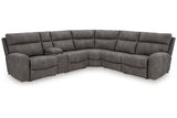 Next-Gen DuraPella Slate 6-Piece Power Reclining Sectional by Ashley at Eve Furniture