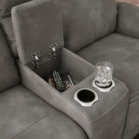 Next-Gen DuraPella Slate Dual Power Reclining Living Room Set by Ashley at Eve Furniture