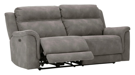 Next-Gen DuraPella Slate Dual Power Reclining Living Room Set by Ashley at Eve Furniture