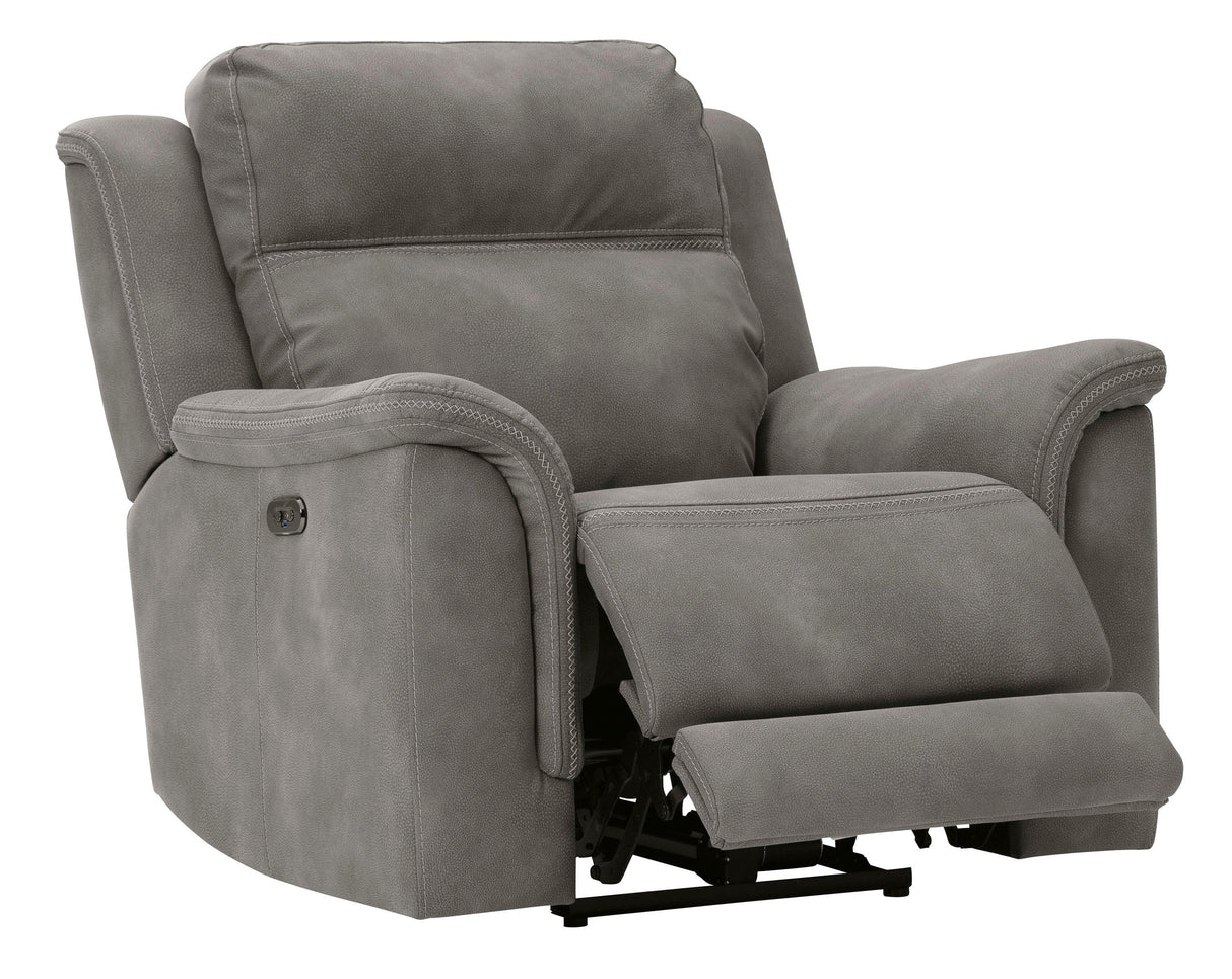 Next-Gen DuraPella Slate Dual Power Reclining Living Room Set by Ashley at Eve Furniture