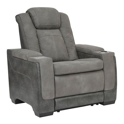 Next-Gen Durapella Slate Dual Power Reclining Living Room Set by Ashley at Eve Furniture