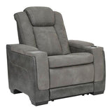 Next-Gen Durapella Slate Dual Power Reclining Living Room Set by Ashley at Eve Furniture
