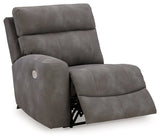 Next-Gen DuraPella Slate Left-Arm Facing Power Recliner by Ashley at Eve Furniture