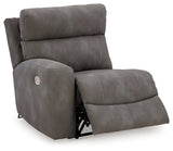 Next-Gen DuraPella Slate Left-Arm Facing Power Recliner by Ashley at Eve Furniture