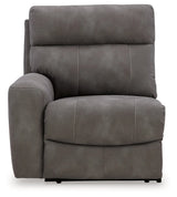 Next-Gen DuraPella Slate Left-Arm Facing Power Recliner by Ashley at Eve Furniture