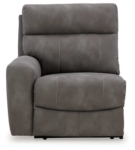 Next-Gen DuraPella Slate Left-Arm Facing Power Recliner by Ashley at Eve Furniture