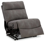 Next-Gen DuraPella Slate Power Armless Recliner by Ashley at Eve Furniture