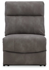 Next-Gen DuraPella Slate Power Armless Recliner by Ashley at Eve Furniture
