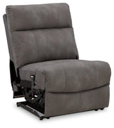 Next-Gen DuraPella Slate Power Armless Recliner by Ashley at Eve Furniture