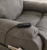 Next-Gen Durapella Slate Power Lift Recliner by ASHLEY FURNITURE at Eve Furniture
