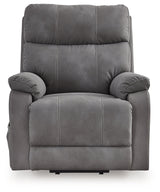 Next-Gen Durapella Slate Power Lift Recliner by ASHLEY FURNITURE at Eve Furniture
