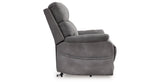 Next-Gen Durapella Slate Power Lift Recliner by ASHLEY FURNITURE at Eve Furniture