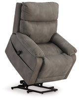 Next-Gen Durapella Slate Power Lift Recliner by ASHLEY FURNITURE at Eve Furniture