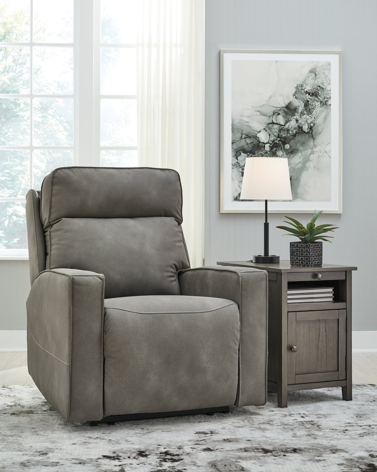 Next-Gen Durapella Slate Power Recliner