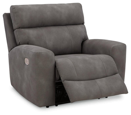 Next-Gen DuraPella Slate Power Recliner by Ashley at Eve Furniture