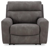 Next-Gen DuraPella Slate Power Recliner by Ashley at Eve Furniture