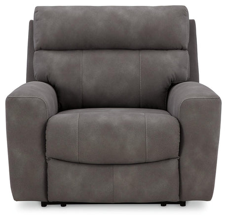 Next-Gen DuraPella Slate Power Recliner by Ashley at Eve Furniture