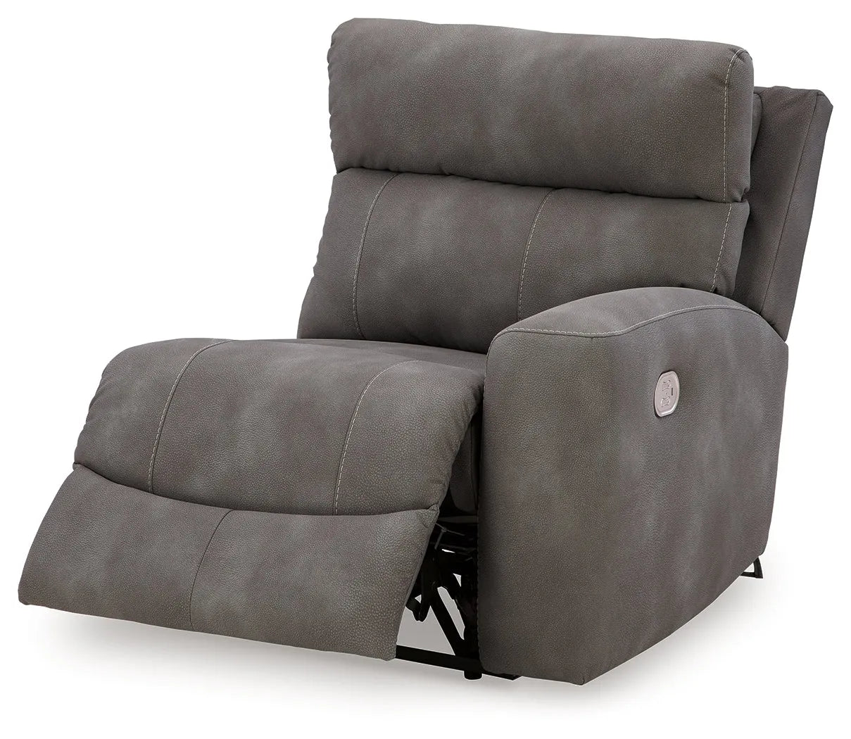 Next-Gen DuraPella Slate Right-Arm Facing Power Recliner by Ashley at Eve Furniture