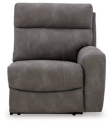 Next-Gen DuraPella Slate Right-Arm Facing Power Recliner by Ashley at Eve Furniture