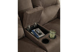 Next-Gen Gaucho Espresso Manual Reclining Loveseat with Console by Ashley at Eve Furniture