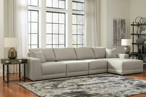 Next-Gen Gaucho Gray 4-Piece Right Arm Facing Chaise Sectional by Ashley at Eve Furniture